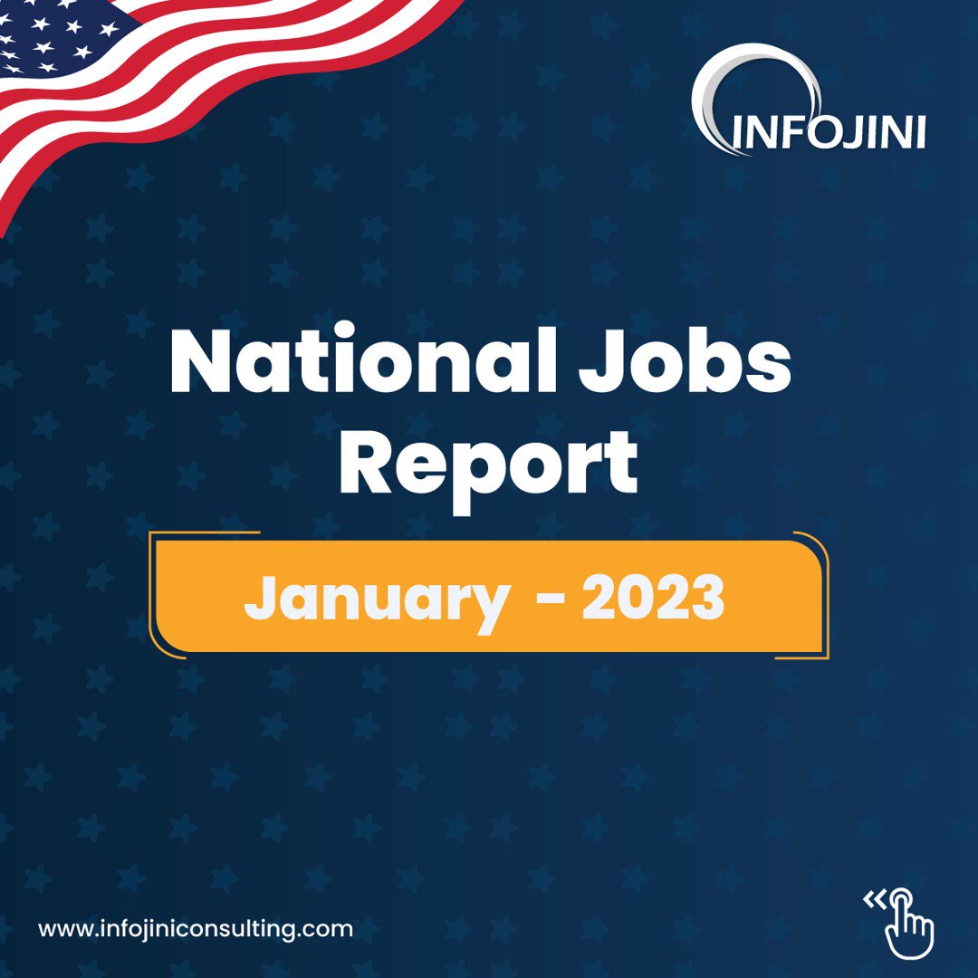 INFOJINI on Twitter "January jobs report shows a massive gain of jobs
