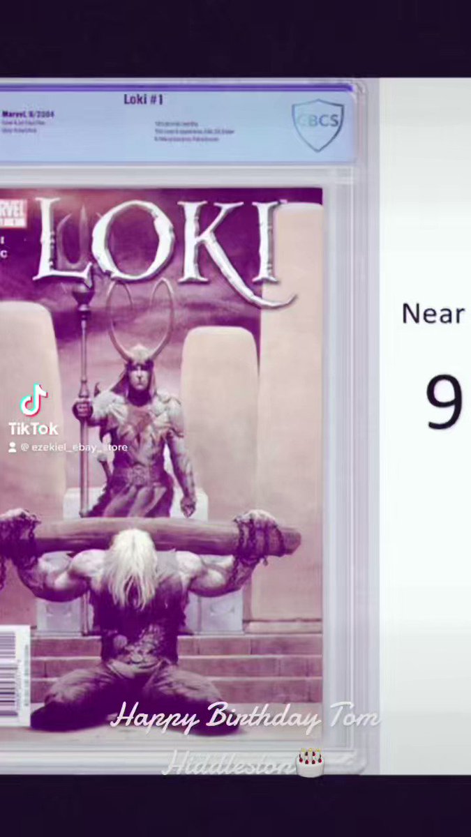 Happy Birthday Tom Hiddleston!

Check out: Loki #1 - Key Comic and 1st solo-titled Loki series! CBCS 9.6 - Brand New Slab!

https://t.co/VcVjJDXByN

#comics #comicbooks #cbcs #cbcscomics #ezekielacquisitions #marvel #mcu  #loki #avengers #TomHiddleston #asgard #sif #thor https://t.co/zRJfFxDOQ8