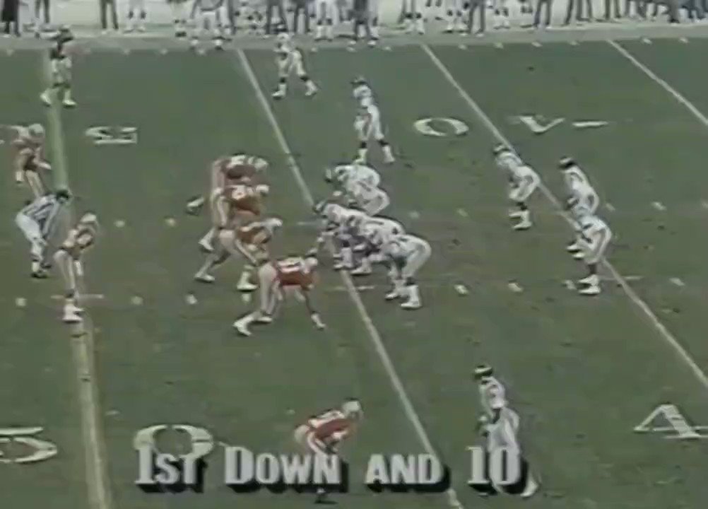 Happy birthday Tommy Kramer. Ronnie Lott has a present for you! 