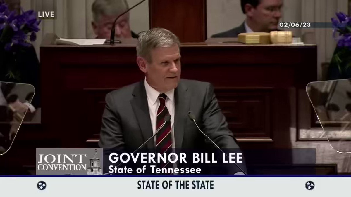 Gov. Bill Lee on Twitter "Decades of smart fiscal stewardship have enabled TN to maintain a