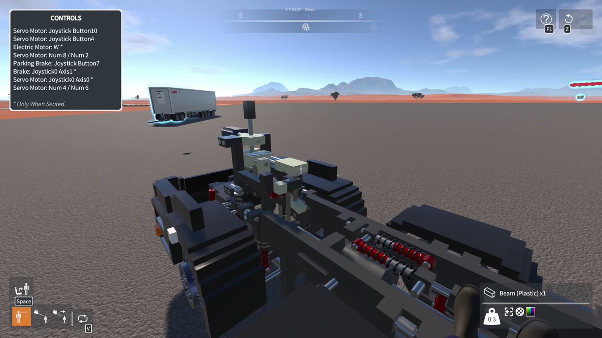 GearBlocks on Twitter "Gear shifter linkage mechanism, player made in