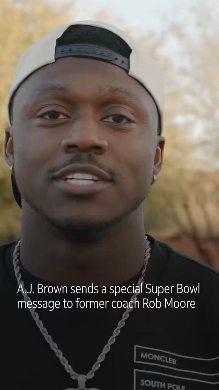 AJ Brown on Twitter "Coach Moore When you see me making plays this