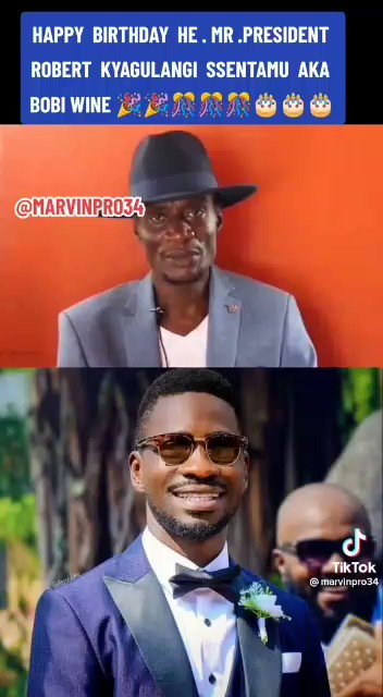 Happy birthday to you Bobi wine 
