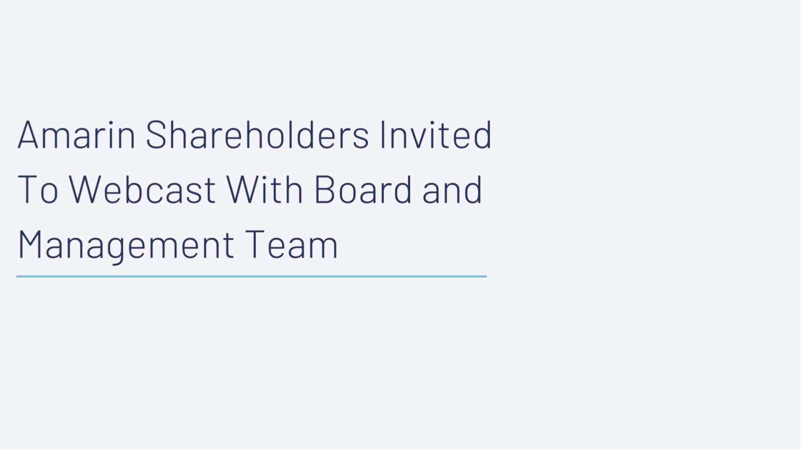 Amarin on twitter join amrn s live q a webcast at 8 00 am et tuesday