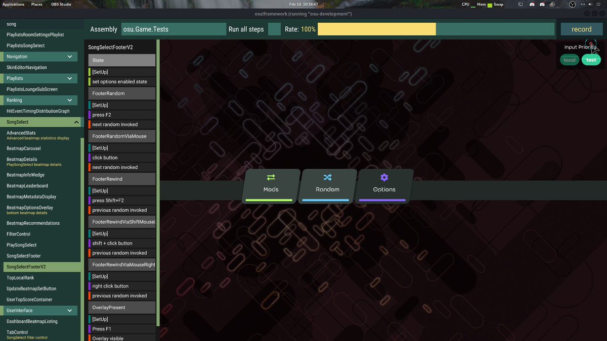 osu!(lazer) updates on X: a PR has been merged to add a Lazer