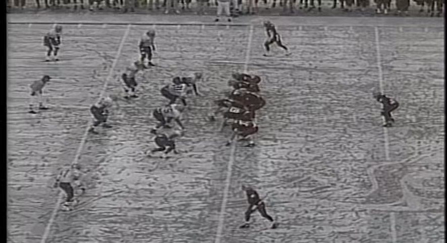 Happy Birthday to Drew Bledsoe. Remember this throw the next time you see a quarterback struggling in the snow. 