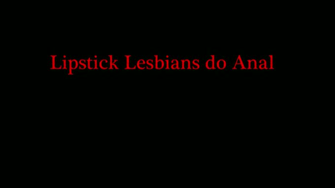 Just sold a #clip - Lipstick Lesbian Anal with Brynn Michaels - GirlGirl Anal - Lipstick Fetish - Rubber
