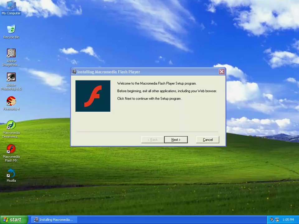 Web design museum on twitter installing macromedia flash player on