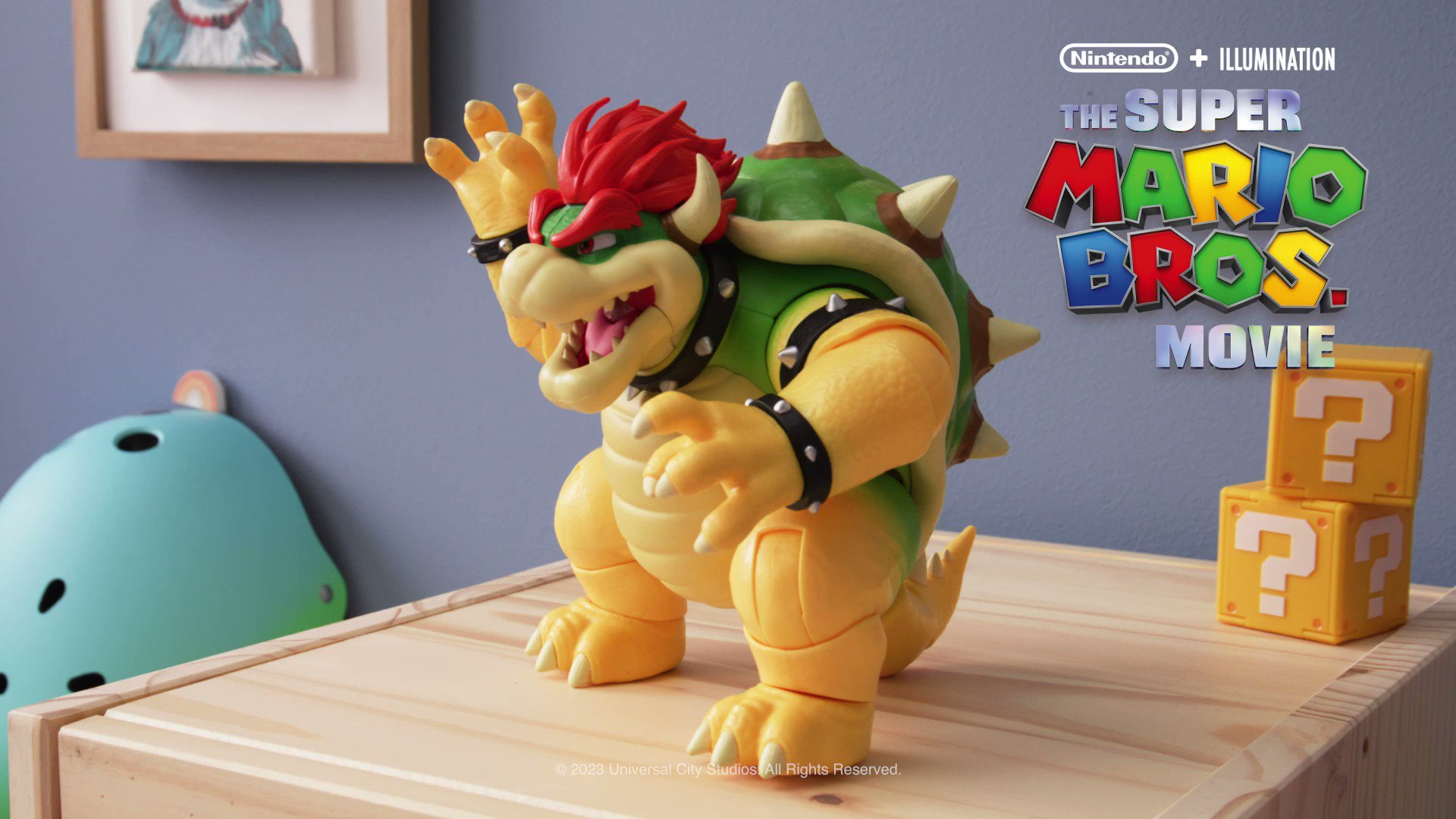 The Super Mario Bros. Movie – 7” Feature Bowser with Fire Breathing Effects