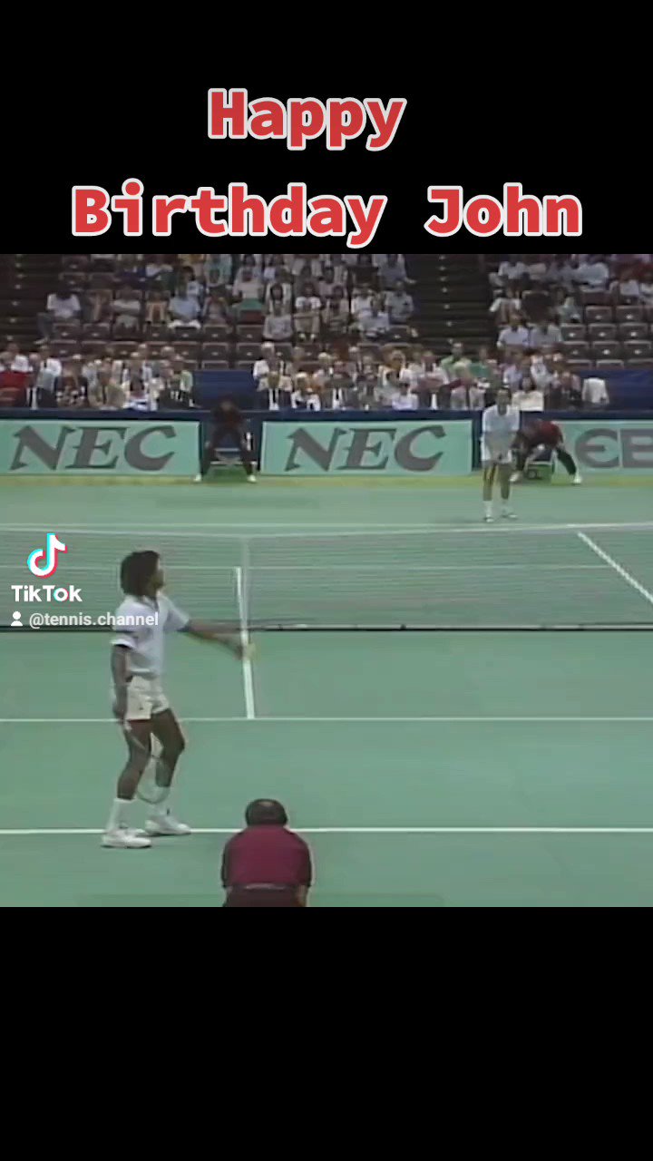Happy Birthday John McEnroe 