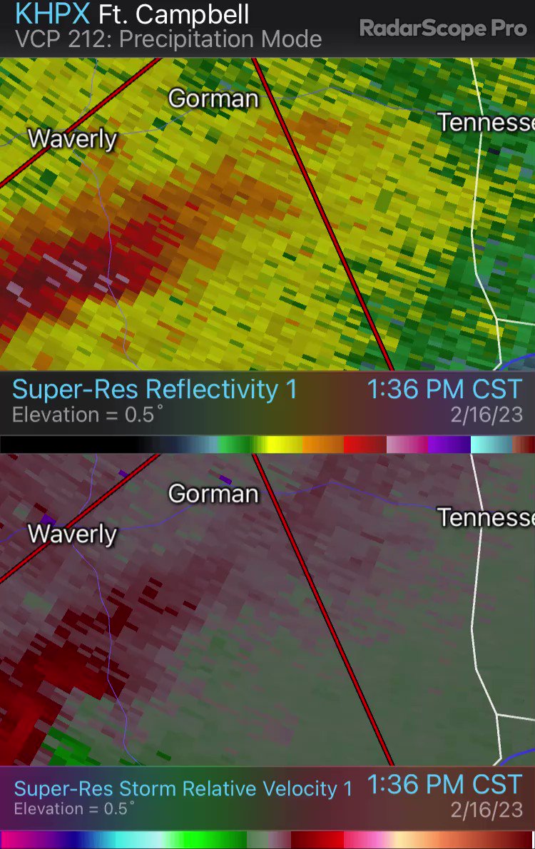 Kenley Hargett on Twitter "RT DavisNolan Radar indicated tornado
