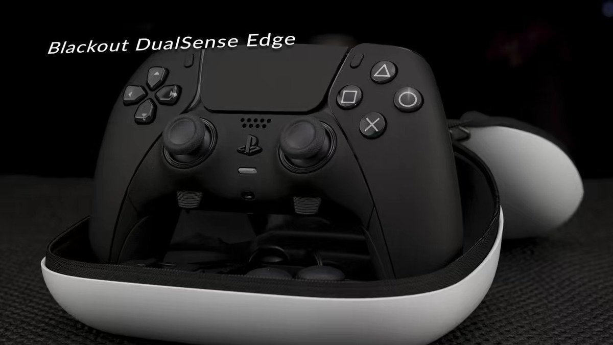 DualSense Edge PS2 Theme Controller