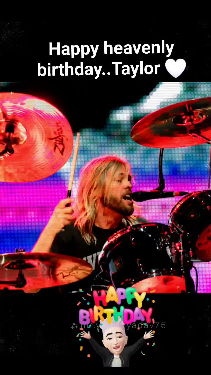 Happy heavenly birthday to Oliver Taylor Hawkins (February 17,1972 - March 25,2022)  