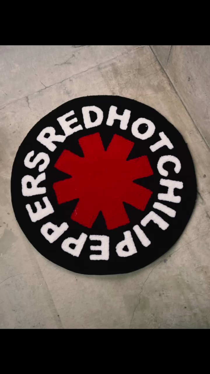 Red Hot Chili Peppers 東京ドーム ラグマット 三好ラグ Red Hot Chili Peppers 東京ドームラグマット三好ラグ Rug