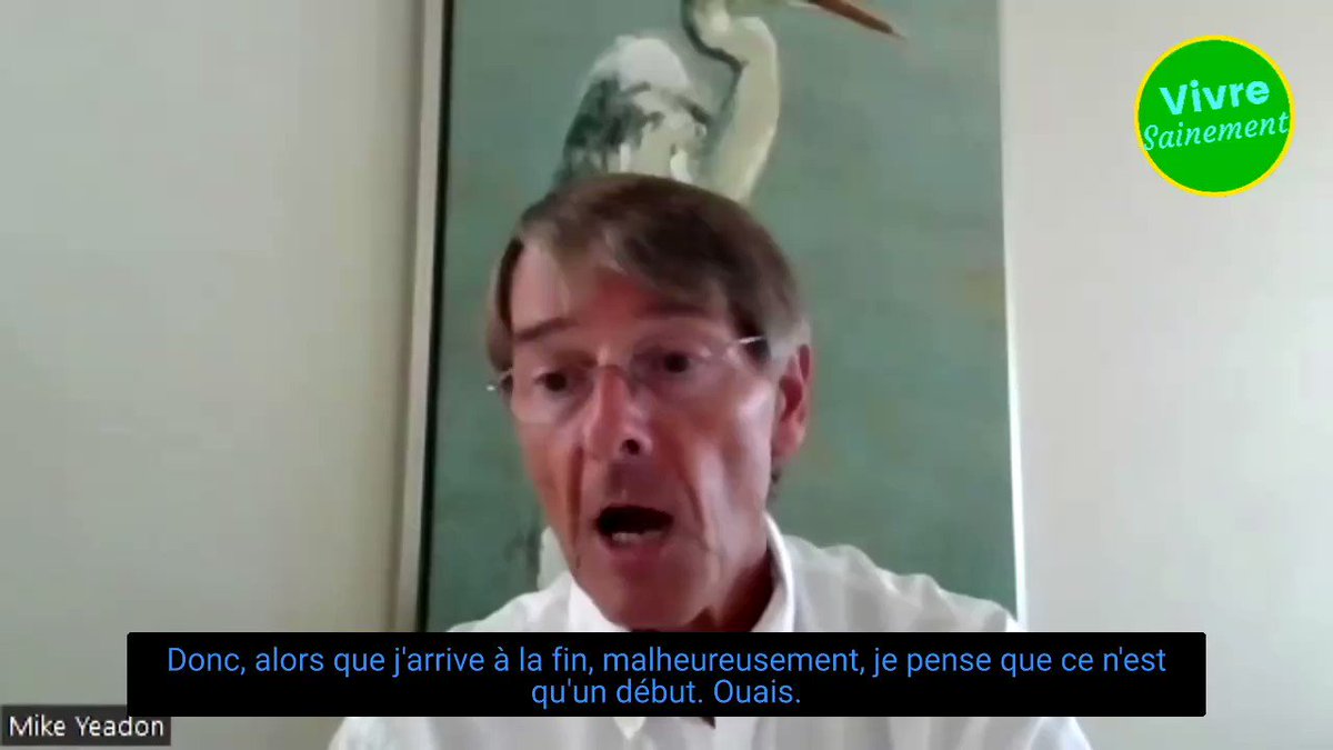 Rd Hervé on Twitter "RT MarieNat23 Dr. Mike Yeadon "Quand l