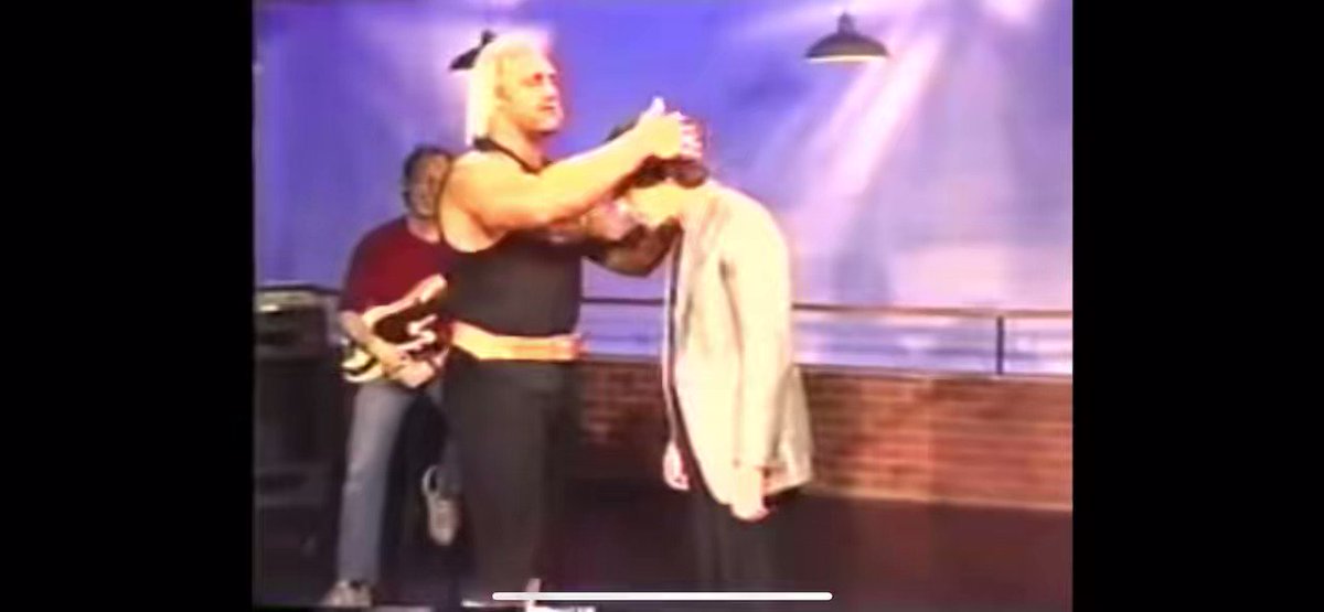RRRyan B+ on Twitter "When Hulk Hogan put Richard Belzer in a sleeper hold on live tv (Belzer