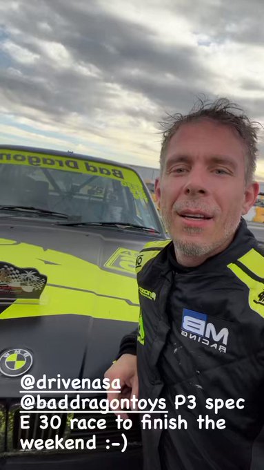 P3 in the final race of the weekend :-). Thank you my sponsor @bad_dragon and @drivenasa for hosting