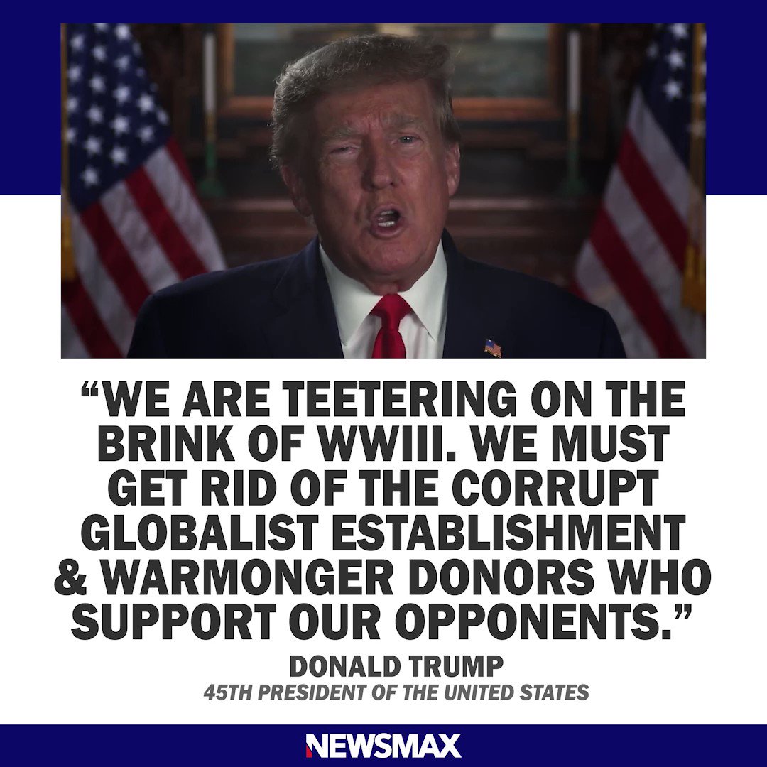 Art of evan on twitter rt newsmax former president donald trump