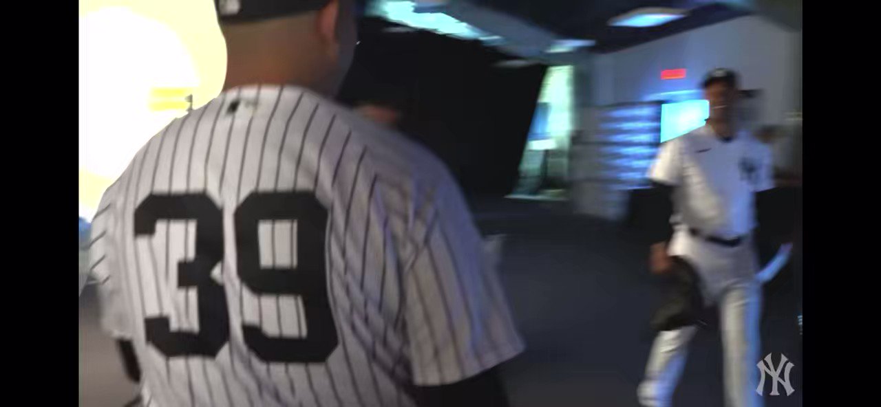  Tyler Danish wishing Aaron Boone a happy birthday  