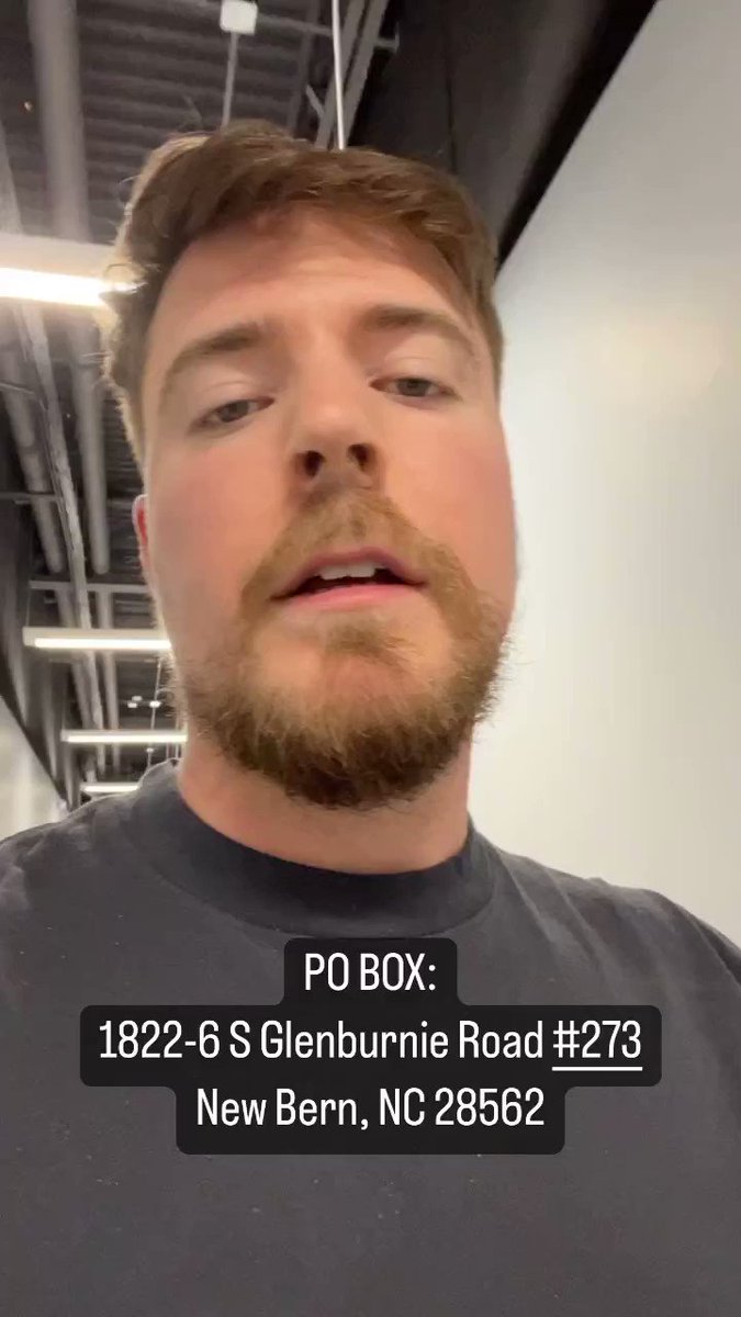 MrBeast updates on Twitter "MrBeast posted on his Instagram story! Send your artwork so he can