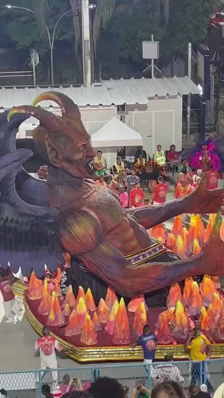 Brazil Carnival 2024 Satanic Alyse Bertine
