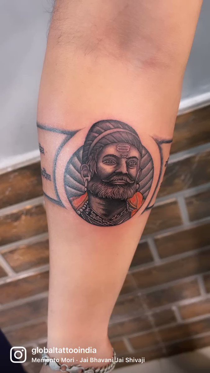 CHATRAPATI SHIVAJI IS NOW A MONTH HEALED  Its looking more awesome in  real than reel  Tattoo by  Akash Chan  Shivaji maharaj tattoo Tattoo  studio Tattoos