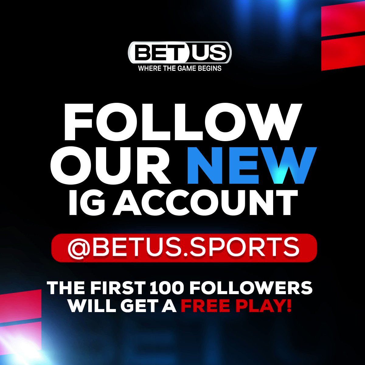 Betus sportsbook casino on twitter new ig account alert follow