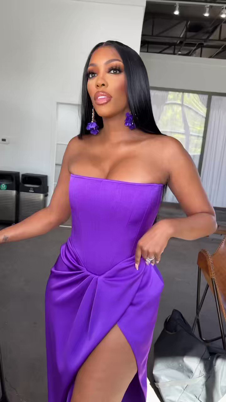 Porsha williams purple dress sales