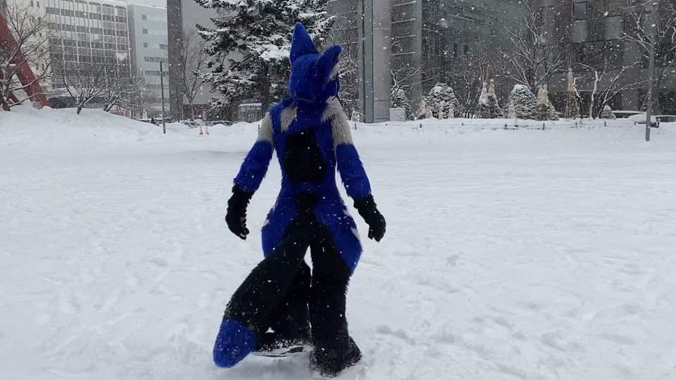 雪ライド可愛くて何度でも見ちゃう 