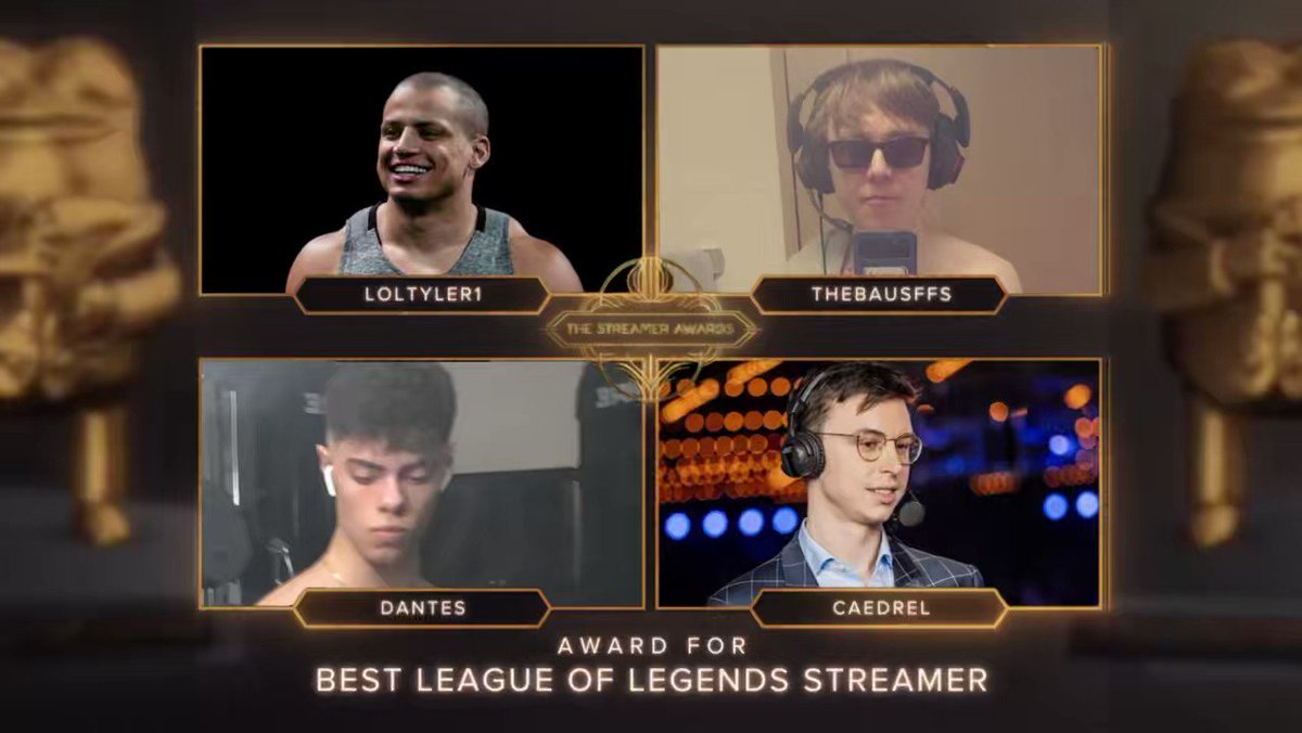 League of legends streamer Dantes asked not to attend Streamer Awards citing complaints