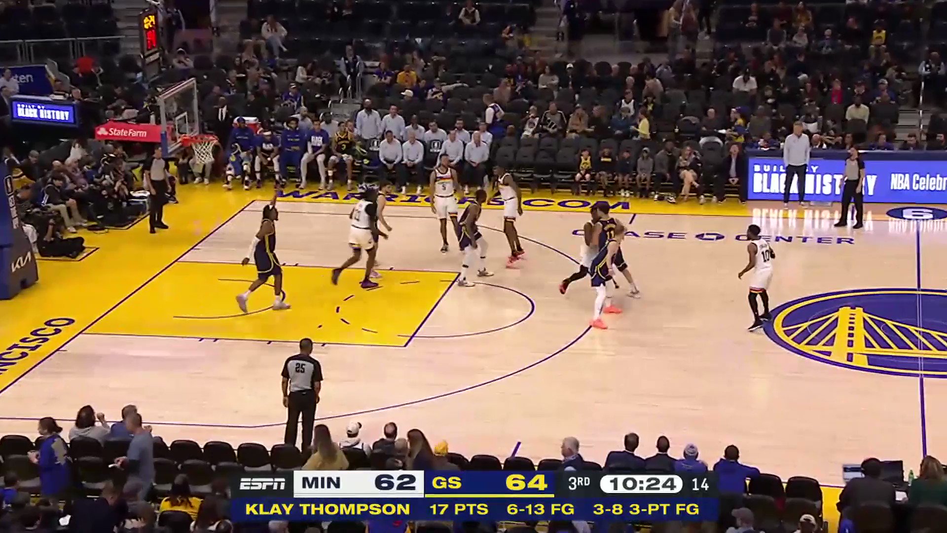 NBA on Twitter "Naz Reid AGAIN from deep! The triple gives him 25 PTS