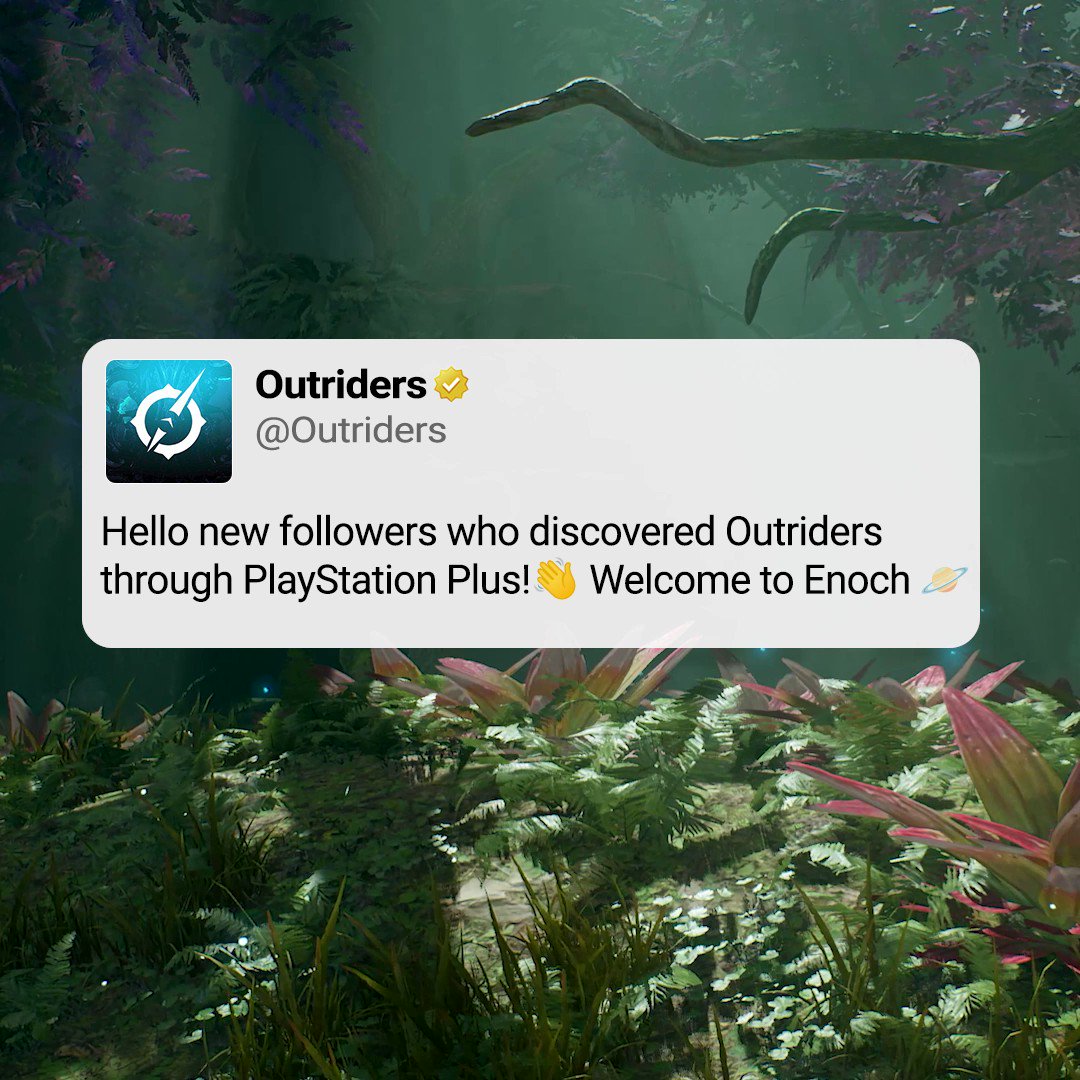 Outriders on X: Outriders makes its way to the PlayStation Plus Game Catalog on February 21st for all PlayStation Plus Extra and Premium members! 📖 Perfect way for those looking to start