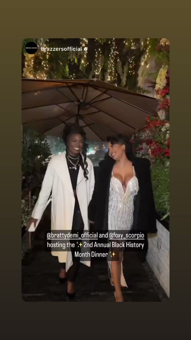 Happy BLACK History Month from @DemiSutra and I. Thank you so much to everyone who showed up for us we