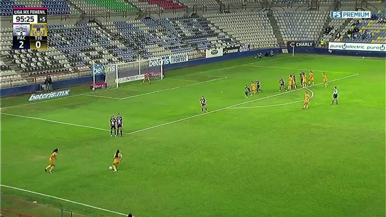 ¡¡¡G⚽⚽⚽L!!! 

Con esta anotación, Nancy Antonio acortaba la distancia en el marcador para las 🐯 Amazonas. 

#VamosPorEllas👊🏽”