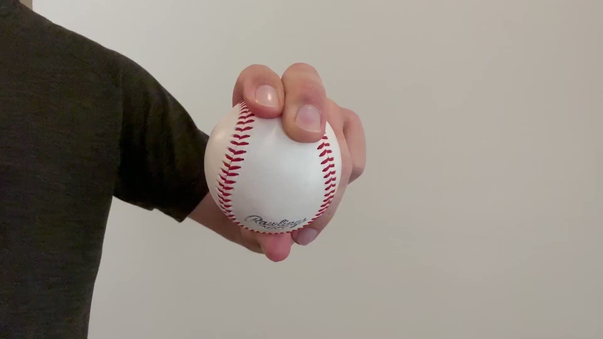 Pitching Coach U on X: Logan Webb Sinker Grip: • Fingers together  between seams • Thumb underneath ball • Keep dot at top of the ball *Webb  talks through grip at end
