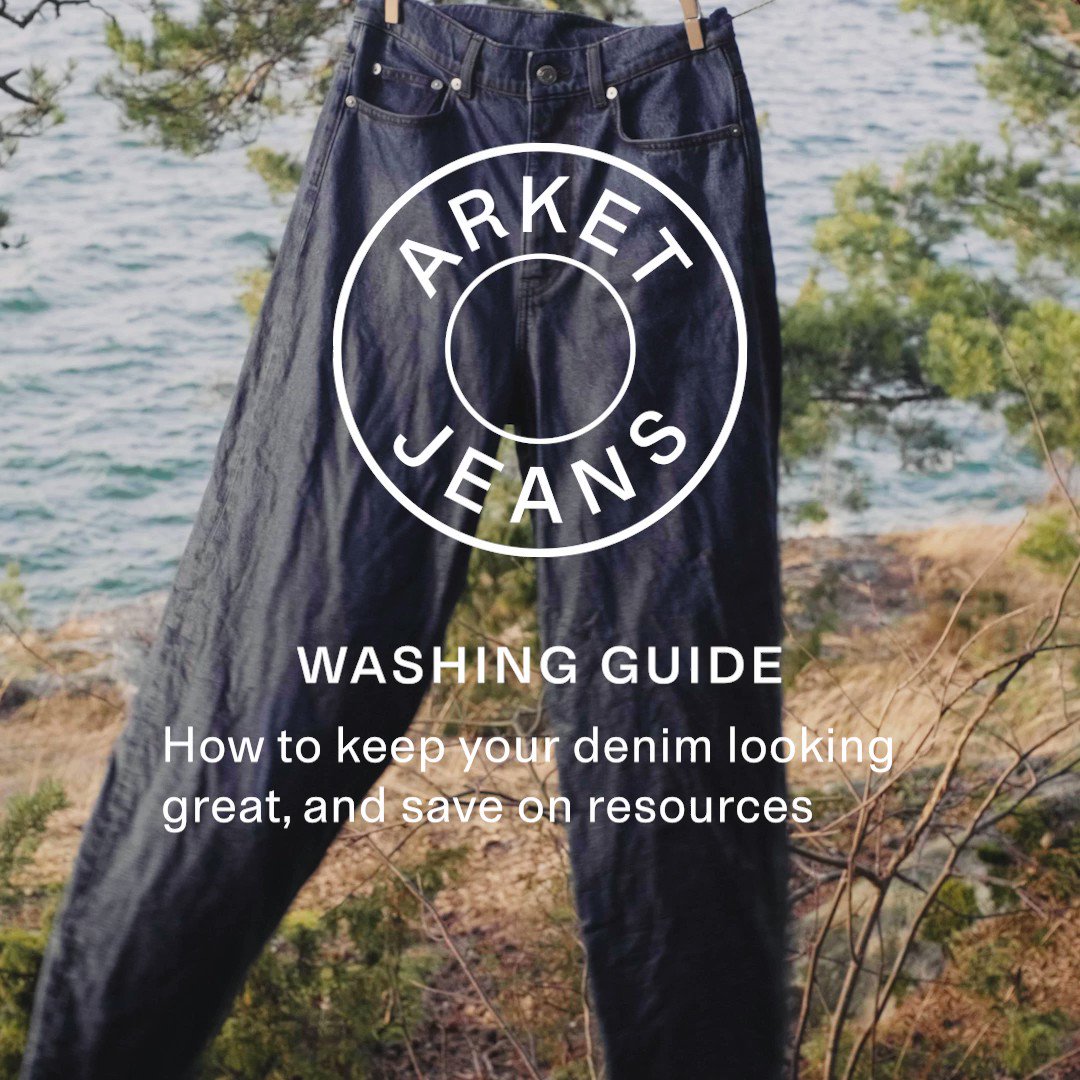 ARKET on Twitter "ARKET JEANS washing guide How to keep your denim