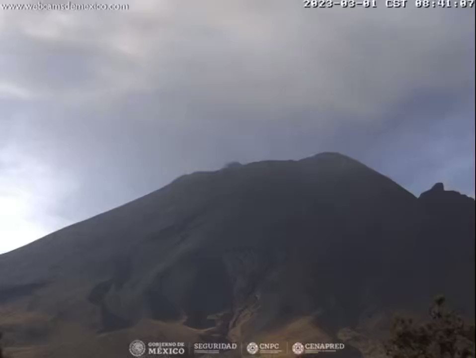 爆発音が聞こえ、メキシコのポポカテペトル火山で火山灰プルームが発見されました

#テレビじゃ流れない話 
誰かが爆発させてた？ 