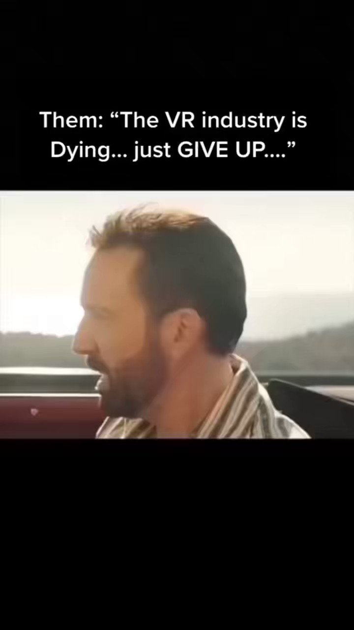 GingasVR on Twitter "How it feels being in the VR industry rn vr