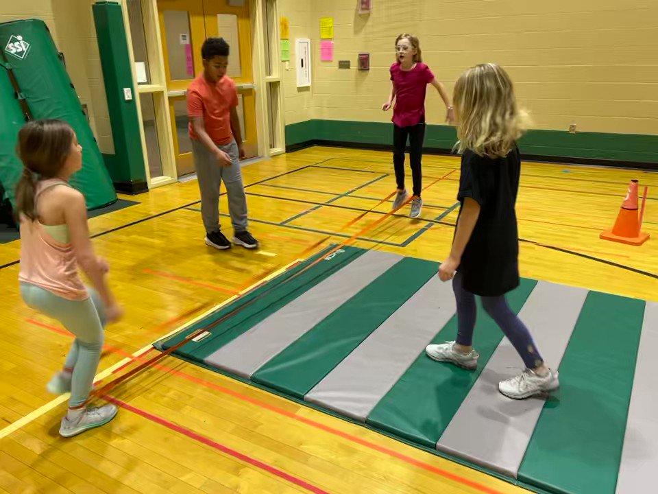 PE School on Twitter "🪢JUMP BANDS🪢 — Great for practicing rhythms and