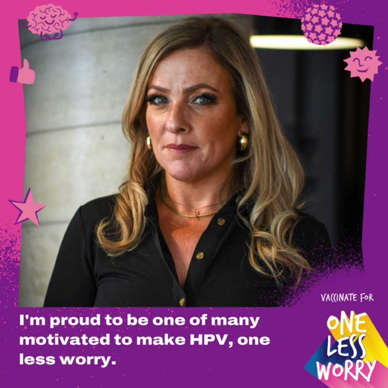 Happy International HPV Awareness Day! 
By getting your HPV Vaccine and regular cervical screening, we can all have #OneLessWorry 
#ihad #HPVAwareness #AskAboutHPV #preventhpvnow 

@ipvsociety 
