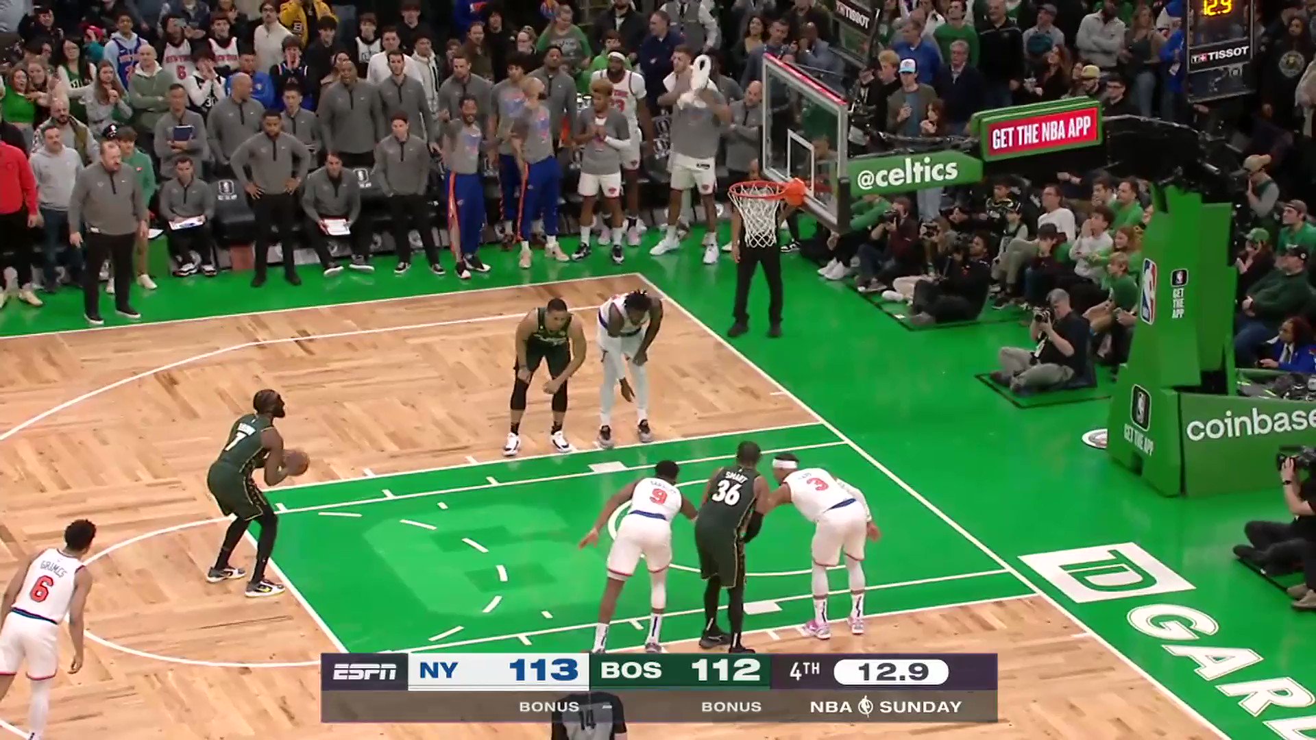 NBA on Twitter "KnicksCeltics is heading to OT on ESPN ‼️ https//t