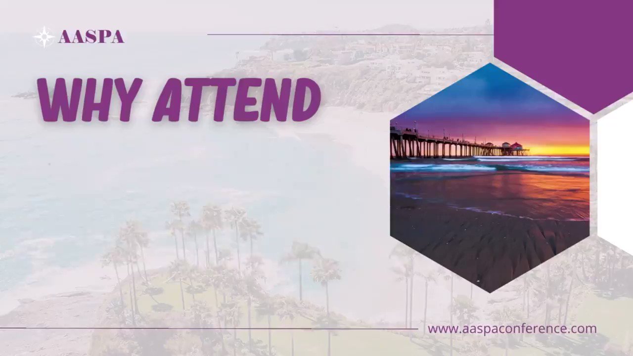 AASPA on Twitter "Why should you join AASPA in Anaheim October 36