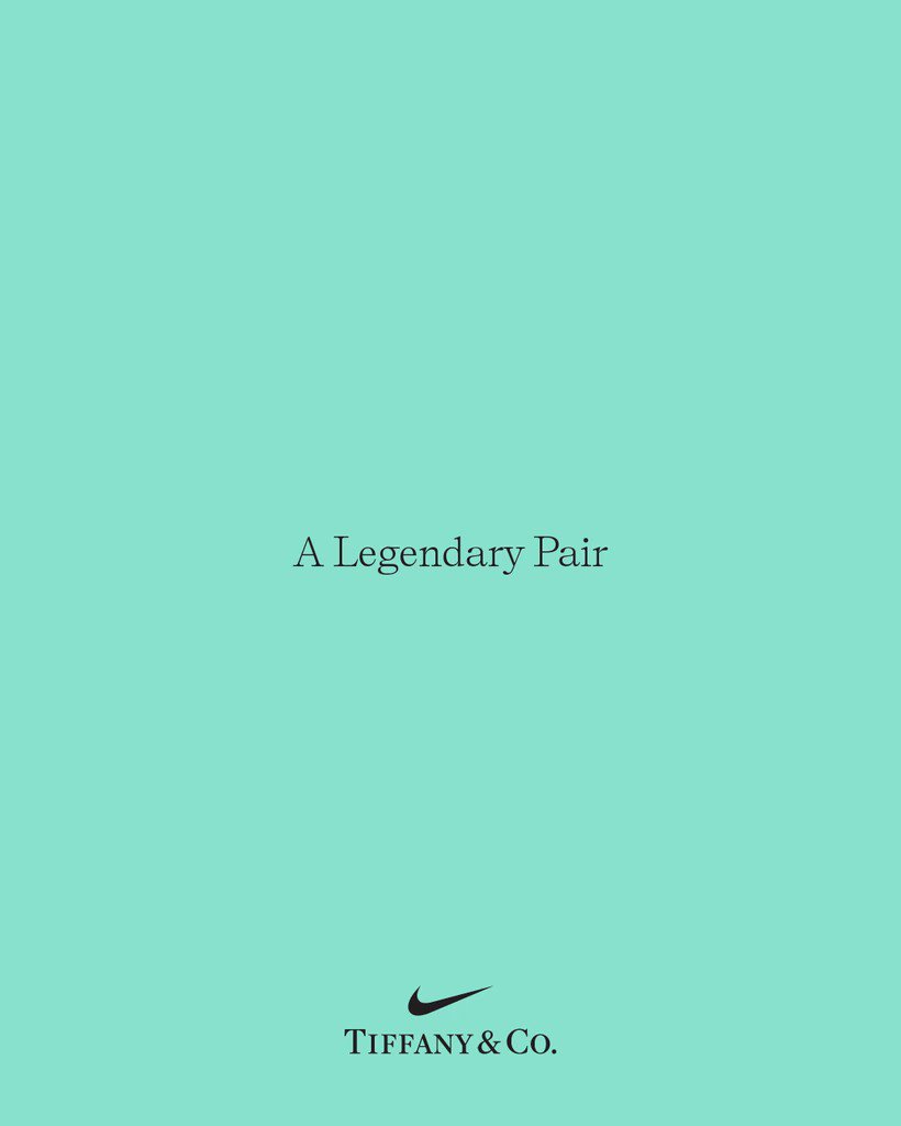 Tiffany & Nike, A Legendary Pair