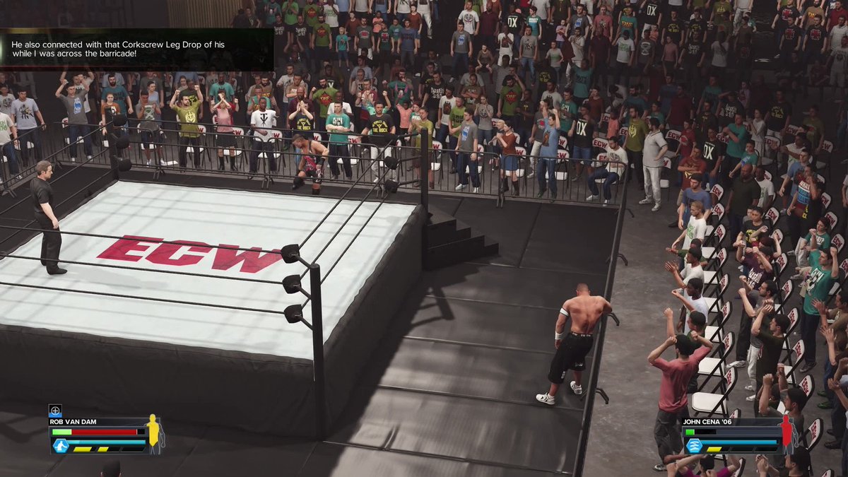 WWE2K23 on Twitter "RT TonyPizzaGuy RVD lit a table on fire and did