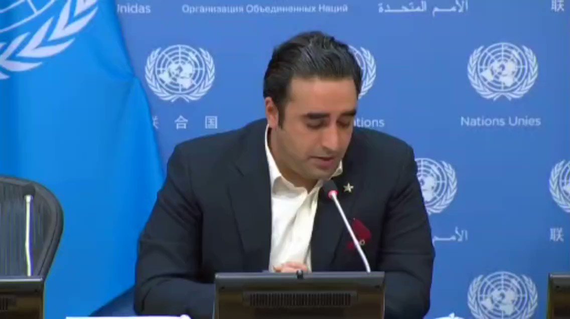 Sidhant sibal on twitter watch pakistan fm bilawal bhutto admits