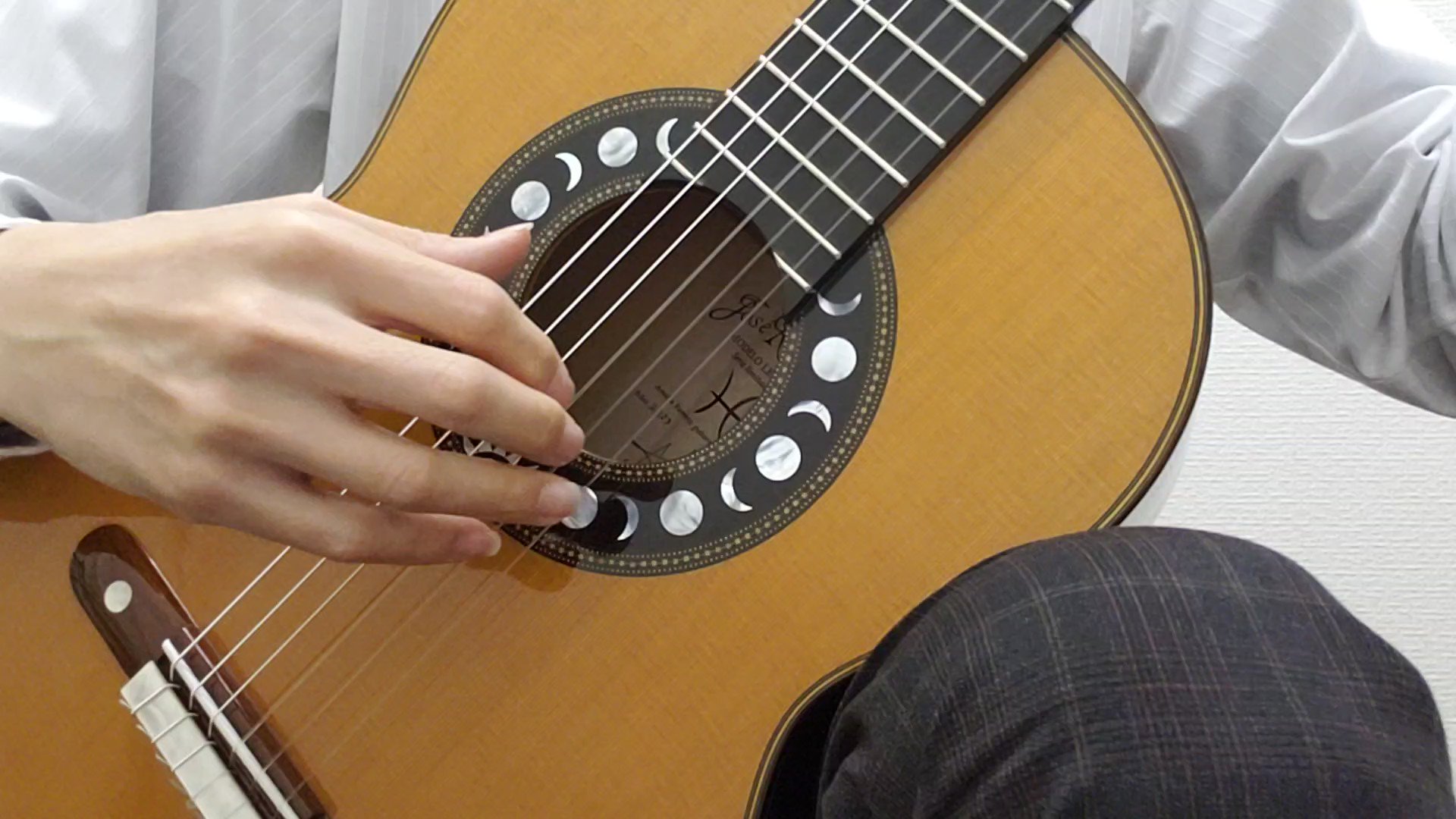 くすみ水色 レキントギター黒沢楽器1976年製 - アコースティックギター