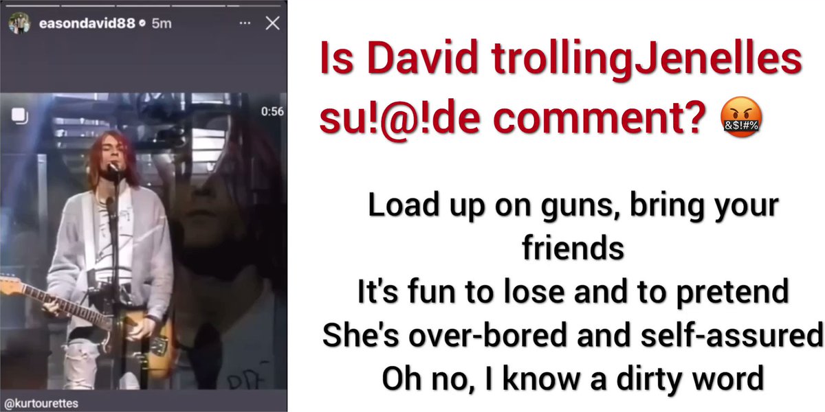 Get you a man like David’s that posts crap like this when you mention being suicidal. Those kids are not safe and Jenelle Evans does not give a single fuk https://t.co/lwjg29ylaS
