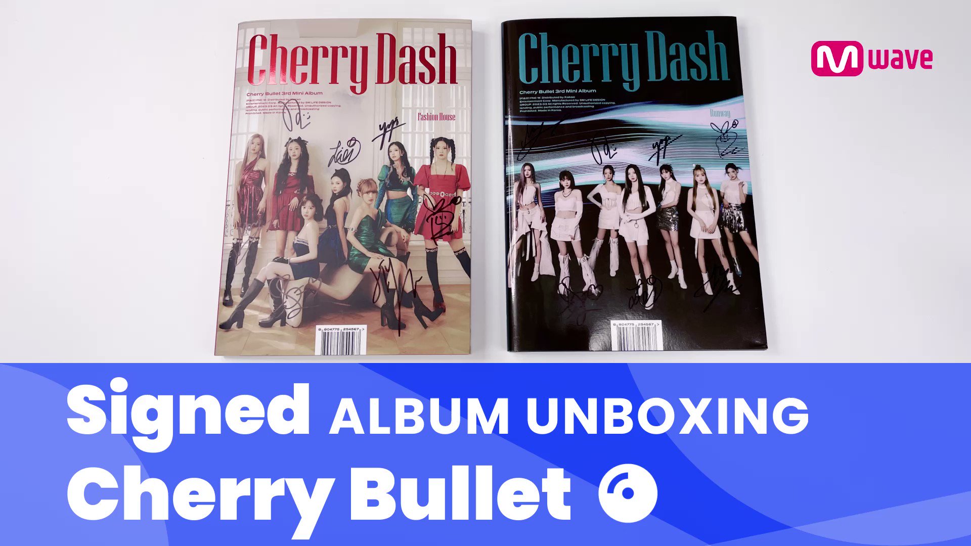 オプティミスティック Cherry Bullet Dash Mwave 直筆 サイン入り ボラ