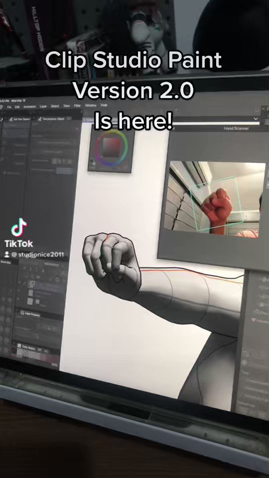 NICE on Twitter: "Clip Studio Paint Version 2.0 is here Hand Scanner