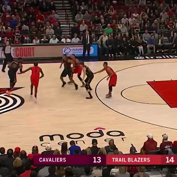 RT @TDISportsClips: March 15, 2018: LeBron posterizes Jusuf Nurkic https://t.co/zJ8IpQyDfn